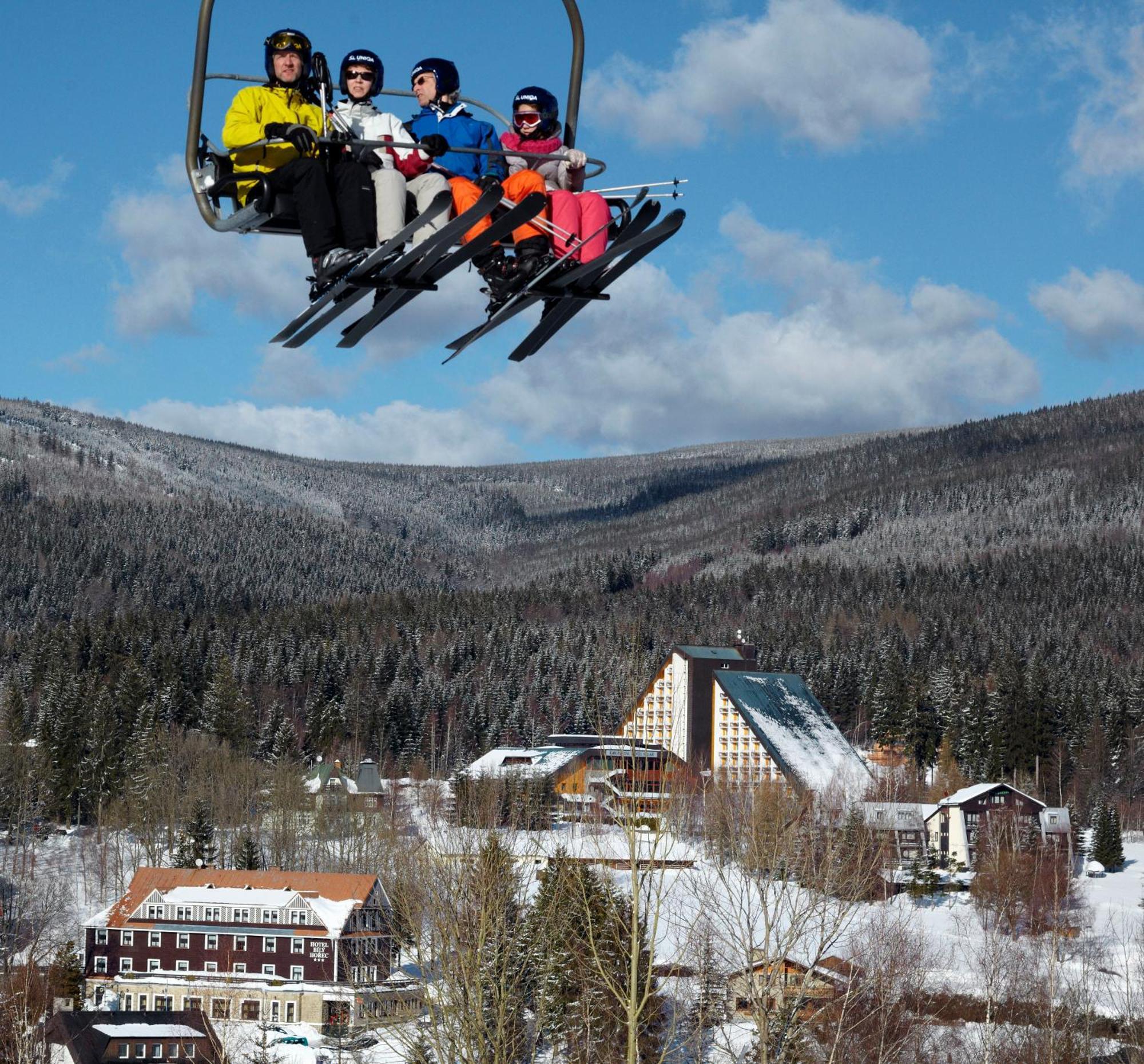 Spa Hotel Bily Horec Harrachov Exterior foto